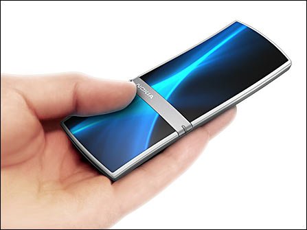 прототип телефона будущего Nokia Aeon «живьем»