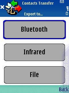   Contacts Transfer (S60 3rd)