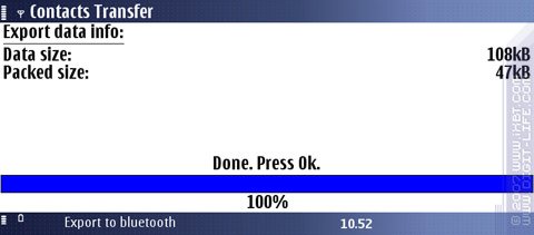   Contacts Transfer (S60 3rd)