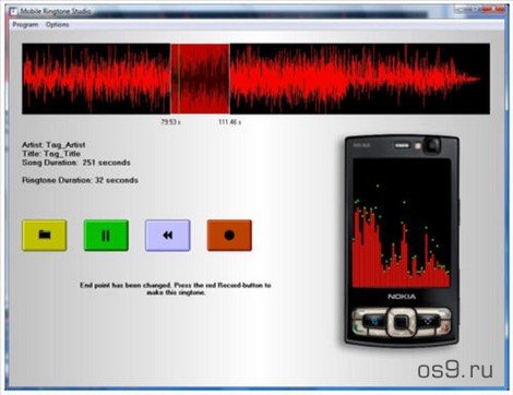 Mobile Ringtone Studio  Nokia